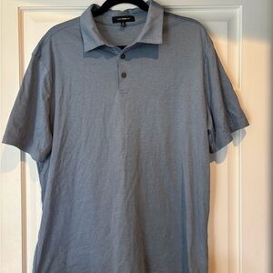 Blue Polo Shirt Classic Design Relaxed Fit